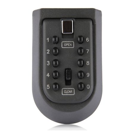 Kompakt nøgleskab - Vægmonteret mini udendørs trykknap nøgleboks