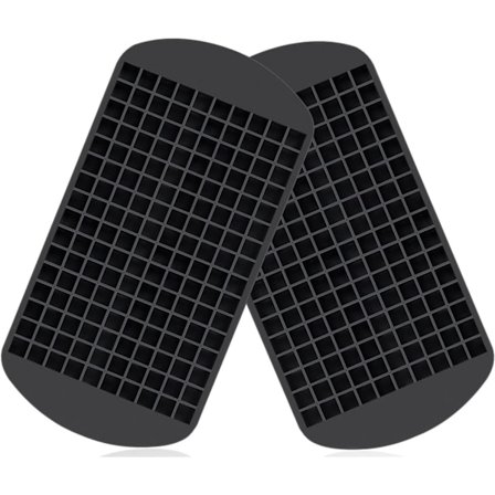 Silikonform för isbitar, isbitsbricka för 160 isbitar för kök, barer, whisky, cocktails och drycker