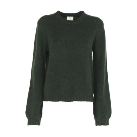 Alysi, Round-neck Knitwear Groen, Dames, Maat:L