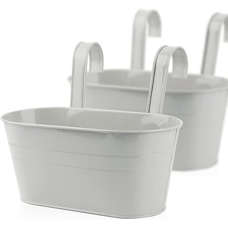 Metallhengende blomsterpotter med avtakbar krok Fargerik plantepotte