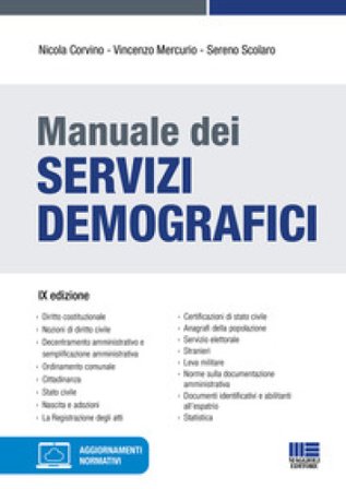 Manuale dei servizi demografici Nicola Corvino