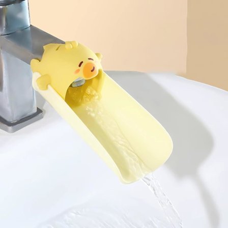 Hane Forlænger Børn Hane Forlænger til Børn Hane Forlænger til Børn Tegneserie Mønster Hane Forlænger til Køkken Badeværelse Vaske Hænder Gul