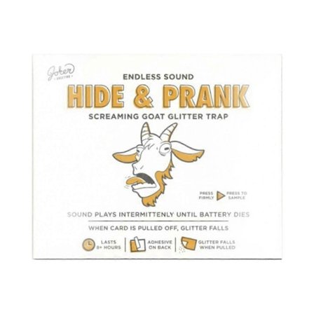 Prank Glitter Trap - Intermitterende Skjul med Vægklæbemiddel og Overraskelses Glitterpose til Kontor & H