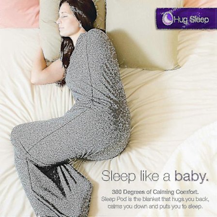 Hug Sleep, Sleep Pod Move Filt För Män, Kvinnor, Tonåringar Och Barn-storlek