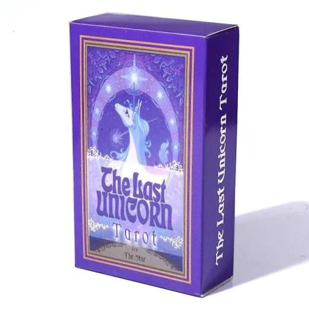 Den sista enhörningen Tarot 78-kortslek med PDF-guidebok Spådomskortspel Häxig nybörjartarot Lär dig tarotkort