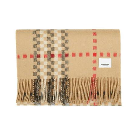 Burberry, Winter Scarves Beige, Heren, Maat:ONE Size