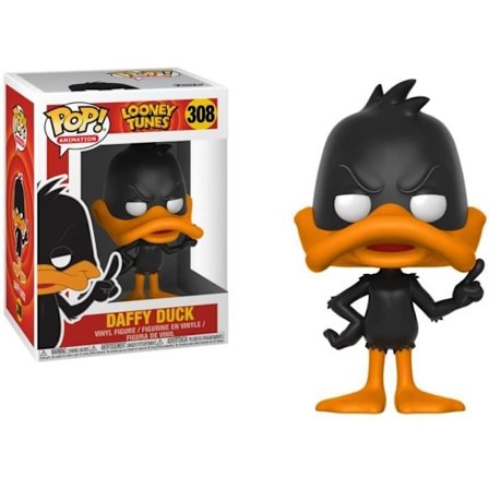 Figur - FUNKO - Daffy Duck - 10 cm - Sort - Til børn fra 3 år