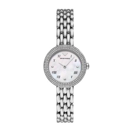 Emporio Armani - Klockor - Grå - Dam - Storlek: One Size, Dam, Storlek: ONE SIZE