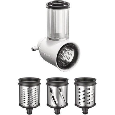 Kitchenaid Grønnsakskutter Rive- og kuttetilbehør - 5KSMVSA' - 'Hvit og stål