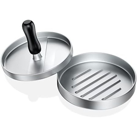 11,7 cm alumiininen jauhelihapihvimuotti, jauhelihapihvipuristin, hampurilaispuristin, jauhelihapihvipuristin, jauhelihapihvi, hampurilaispuristin