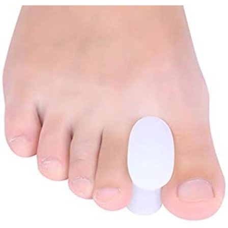 Silikon Tåspridare Hallux Valgus Gel Tådistanser Separatorer - 4 st - Hallux Valgus Korrigerare Gel Tåseparatorer Ortopediska