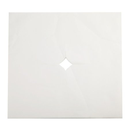 100 stk. engangs hovedstøttepapirpuder, ikke-vævede massage ansigtsvuggepudebetræk, skønhedsspa-salon sengebordplader