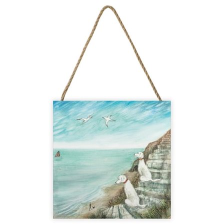 Joe Ramm Calm Träskylt En Storlek Ljusblå/Brun/Vit