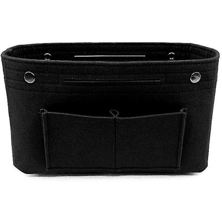 Makeup Storage Organizer Felt Cloth Insert Cosmetic Bag Multi-pockets Fits In Handbag Cosmetic Toiletry Bag For Travel Organizer