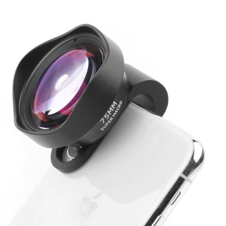 Professionel telefon kamera objektiv 75 mm makro linse HD DSLR effekt clip-on