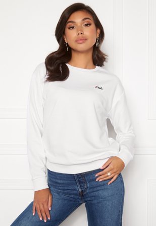 FILA Effie Crew Sweat M67 Bright White Klær
