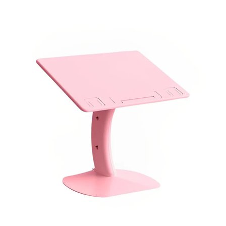 Justerbart, sammenklappeligt bogbord til hjemmet, stue, tabletholder, seng, bogstativ, multifunktionelt skrivebord, hvid~03877