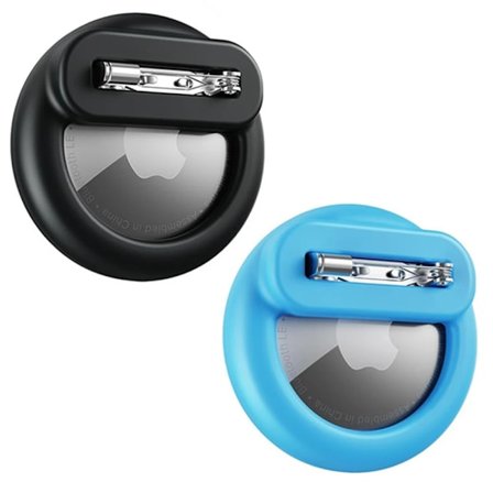 Silikon Airtag-hållare för barn med säkerhetsnålar AirTag GPS-spårare Fodral för barn Äldre Dold inuti kläder Sko Ryggsäck (FMY)