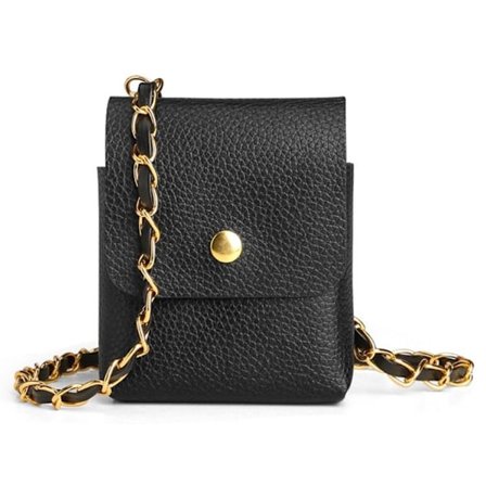 Galaxy Z Flip 4/Z Flip 3 Halsbandsfodral Crossbody - Svart