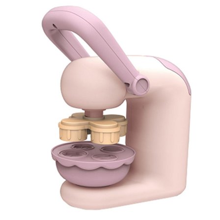 Børnesikker Letvægts DIY Interaktiv Farvede Dej Hamburger Maskine