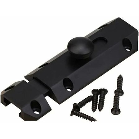 1 stk. Tyk ren messing skydelås Heavy Duty dør lige lås