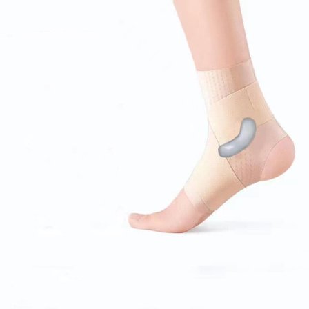 Ultratynd usynlig ankelstøtte Beige L