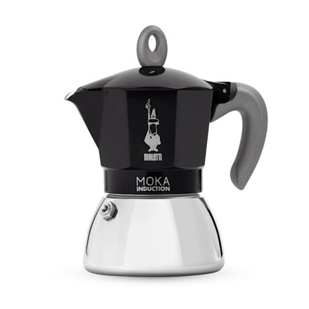 Bialetti Moka-maskine Induktion, Svart - 4 kopper