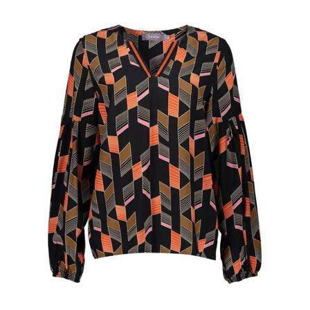 Geisha Top , Zwart , Dames , Maat: L