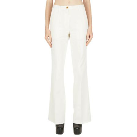 Gucci, Trousers Wit, Dames, Maat:M,Katoen