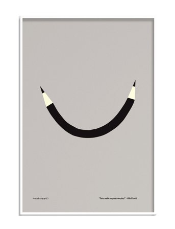 Olle Eksell | Put A Smile On Your Everyday | 50X70CM