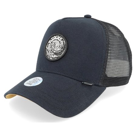 Djinns - Zwart trucker Cap - Hft Cap DNC Croco Black Trucker @ Hatstore