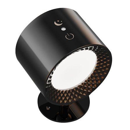 Dobbelt Hoved LED Væglampe med 360° Roterbar Touch Fjernbetjening, USB Genopladelig