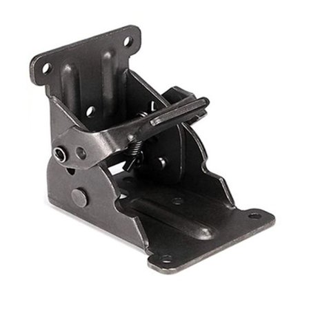 4-pakning med sammenleggbare braketter, TopDirect låseforlengelsesstøttebrakett sammenleggbare selvlåsende hengsler med skruer kompatible 