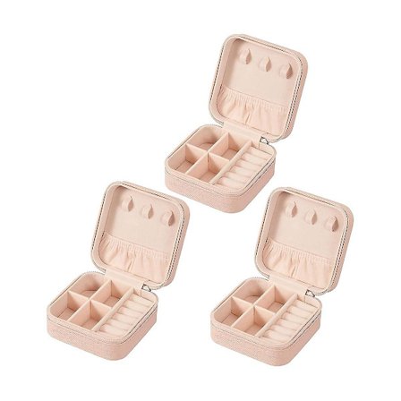 Lille Smykkeorganizer, Smykkeorganizer Displayboks Til Ring Øreringe Halskæde Gave Pink