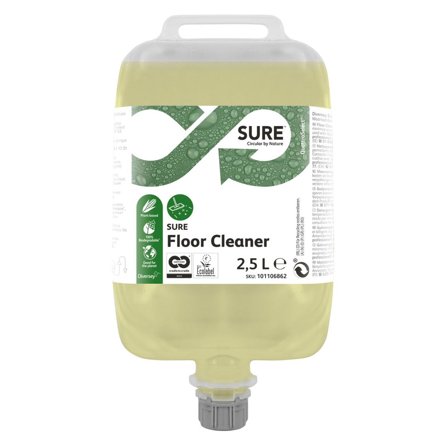 SURE Golvrent Floor Cleaner QuattroSelect 2,5L 2/fp - Lyreco - Städ och hygien - Golvunderhåll - Golvrengöring