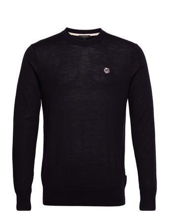 Cardiff Neulepaita Pyöreä Kaula-aukko Sininen Ted Baker