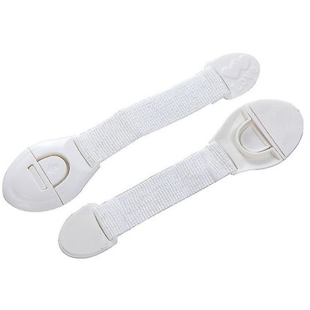 8 stk. Baby Sikkerhetslås Selvklebende Barne Sikkerhetsreim Sikkerhetsskapslåser