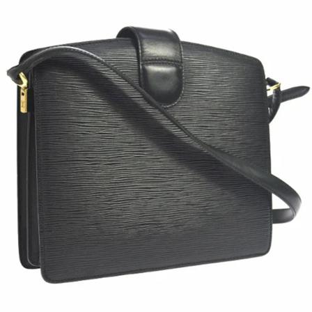 Louis Vuitton Vintage Pre-owned Leather louis-vuitton-Tass , Zwart , unisex , Maat: ONE Size Vintage Tassen