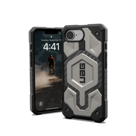 UAG Monarch Pro MagSafe-kasse til iPhone 16e - titanium