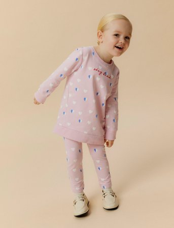 name it Nmflia Sweat Tunic Bru - Pink - 92