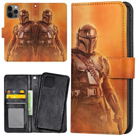 iPhone 13 Pro - Plånboksfodral/Skal Mandalorian Star Wars multifärg