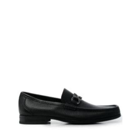 Salvatore Ferragamo, Loafers Czarny, Mężczyzna, Rozmiar: 43 EU