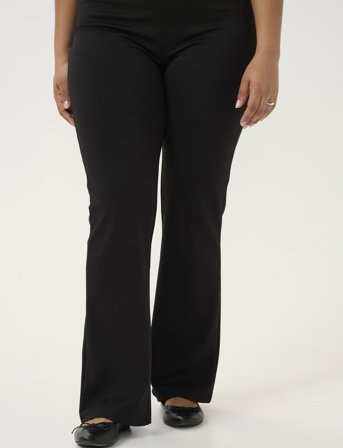 Kaffe Curve Kcjenna Flared Leggings - Black - L