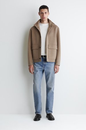 COS Men's Signature Jeans Med Raka Ben in Blå