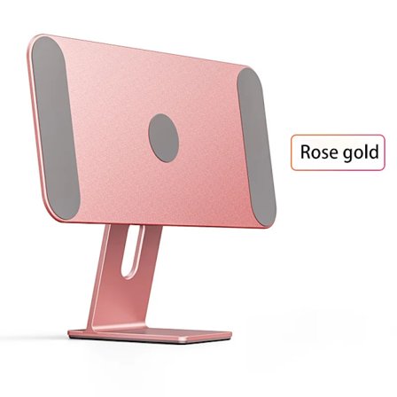 Ny Magnetisk Surfplattehållare Aluminium iPad Ställ Serie 360° Rotation Inget Skak för iPad Pro 12.9/11 tum Surfplattehållare~06105