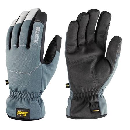 Snickers Workwear 9578 Weather Essential Handske sort/stengrå 7, Tøj