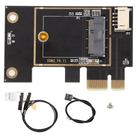 NGFF M2 - PCIe langattoman verkkokortin sovitin, plug and play
