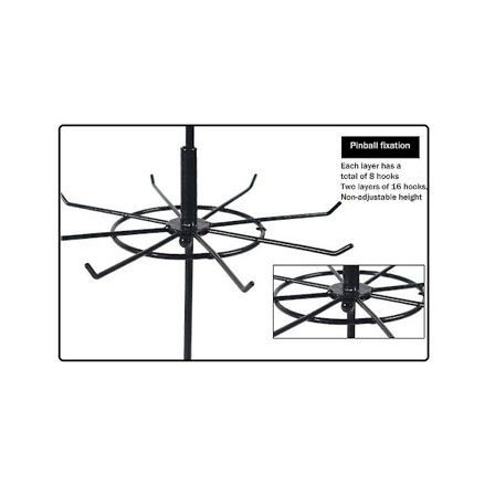 2-tasoinen pyörivä kaulakorunpidike, korupuu, rannekorun teline, näyttö, järjestäjä kaulakoruille/rannekkeille