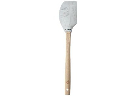 CACAS Slikkepott med treskaft marmor