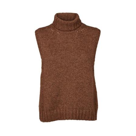 Basic Apparel Kerala Vest Brun, Dame Rullekraver, Størrelse: XS